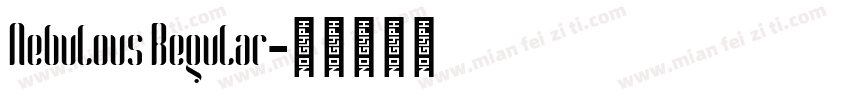 Nebulous Regular字体转换